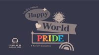 Gradient World Pride Facebook event cover Image Preview