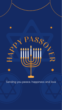 Happy Passover Greetings TikTok Video Design