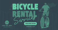 Modern Bicycle Rental Services Facebook Ad Design