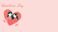 Valentine Couple Zoom Background Image Preview