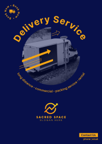 Trucking Delivery Poster Image Preview