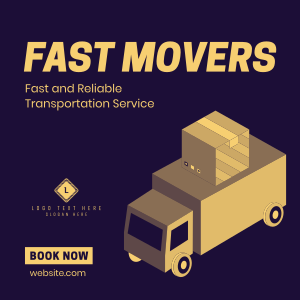 Fast Movers Service Instagram post Image Preview