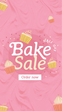 Sweet Bake Sale YouTube Short Design