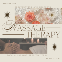 Sophisticated Massage Therapy Instagram post Image Preview