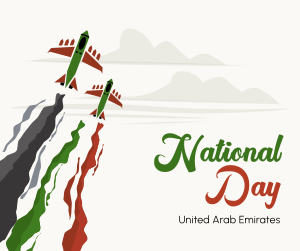 UAE National Day Airshow Facebook post Image Preview