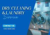 Quality Dry Cleaning Laundry Postcard Image Preview