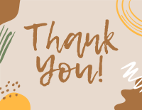 Local Sellers Thank You Card Design