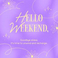 Weekend Greeting Quote Instagram Post Design