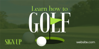 Minimalist Golf Coach Twitter post Image Preview