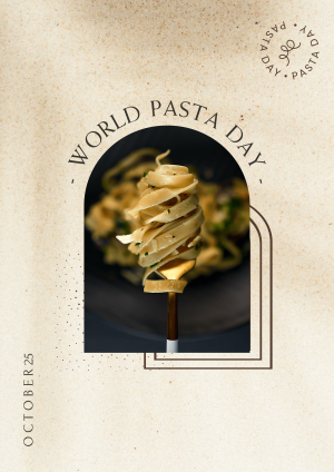 Stick a Fork Pasta Flyer Image Preview