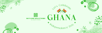 Celebrate Ghana Day Twitter Header Image Preview