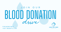 Blood Donation Drive Facebook Ad Preview