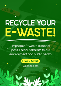 Recycle your E-waste Poster Image Preview