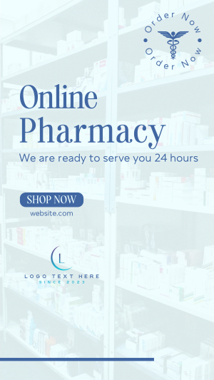 Online Pharmacy Facebook story Image Preview