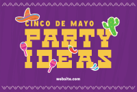 Cinco de Mayo Stickers Pinterest board cover Image Preview