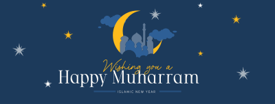 Blessed Islamic Year Facebook cover Image Preview