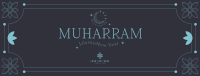 Happy Muharram New Year Facebook Cover Design