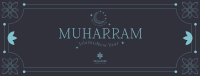 Happy Muharram New Year Facebook cover Image Preview