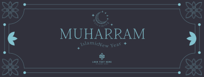 Happy Muharram New Year Facebook cover Image Preview