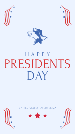 Happy Presidents Day Instagram story Image Preview