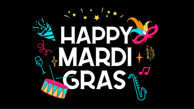 Mardi Gras Festival Facebook event cover Image Preview