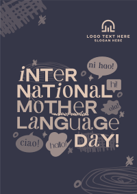 Doodle International Mother Language Day Poster Image Preview