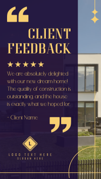 Customer Feedback on Construction YouTube short Image Preview