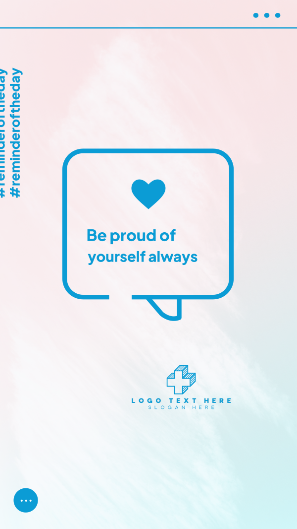 Be Proud Of Yourself Instagram Story Design Image Preview