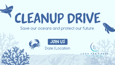 Ocean Conservation Facebook event cover Image Preview