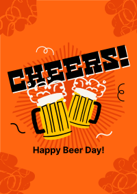 Cheery Beer Day Poster Image Preview