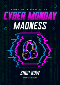 Gadget Cyber Monday Flyer Design