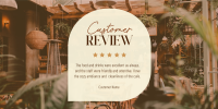 Simple Cafe Testimonial Twitter Post Image Preview