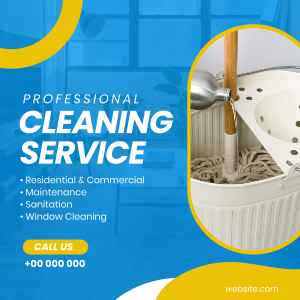 Professional Cleaning Service Instagram post Image Preview