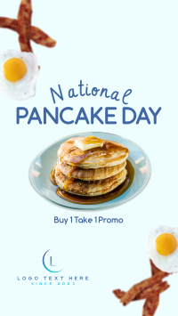 Breakfast Pancake Instagram story Image Preview
