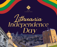 Rustic Lithuanian Independence Day Facebook Post Image Preview