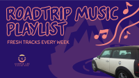 Roadtrip Music Playlist Animation Image Preview