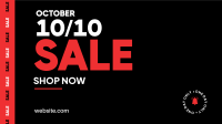 10.10 Sale Facebook event cover Image Preview