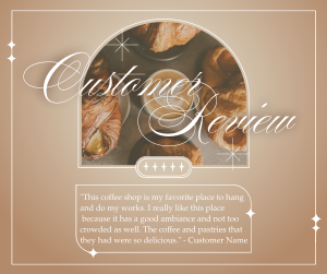 Testimonials Coffee Review Facebook post Image Preview