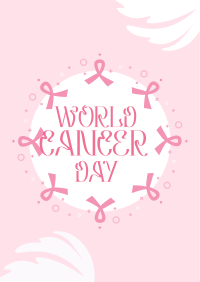 Cancer Awareness Wreath Poster Image Preview