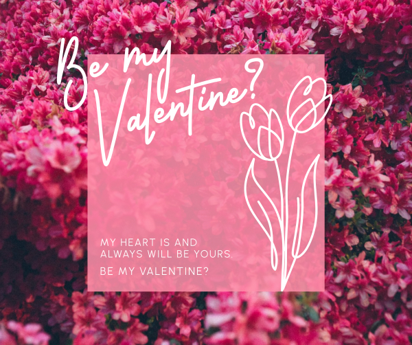 Sweet Pink Valentine Facebook Post Design Image Preview