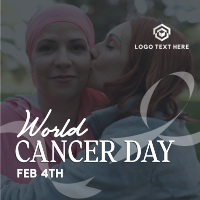 Cancer Day Support Instagram Post Design
