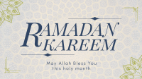 Psychedelic Ramadan Kareem Facebook event cover Image Preview