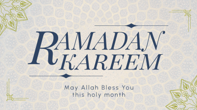 Psychedelic Ramadan Kareem Facebook event cover Image Preview