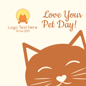 Love your Pet Day Instagram post