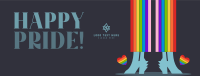 Rainbow in Heels Facebook Cover Design