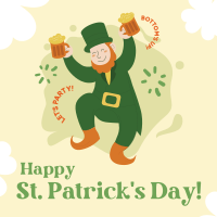 Saint Patrick's Day Greeting Instagram Post Design