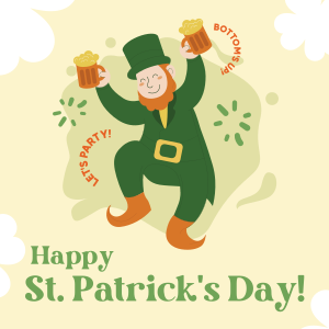 Saint Patrick's Day Greeting Instagram post Image Preview