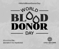 World Blood Donor Badge Facebook post Image Preview