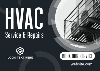 HVAC Technician Postcard Image Preview