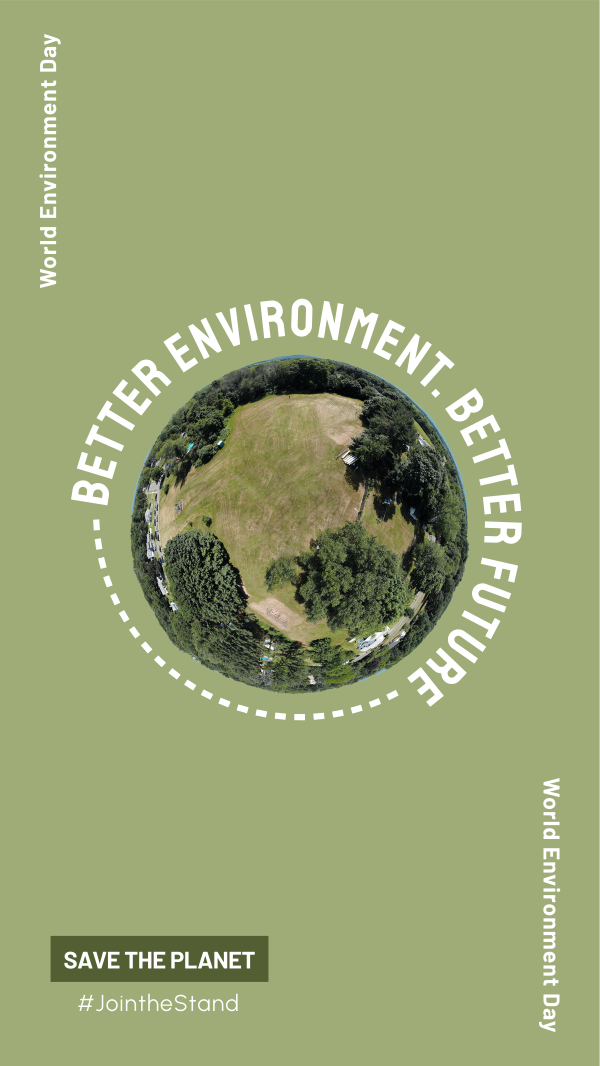 Better Environment. Better Future Instagram Story Design Image Preview